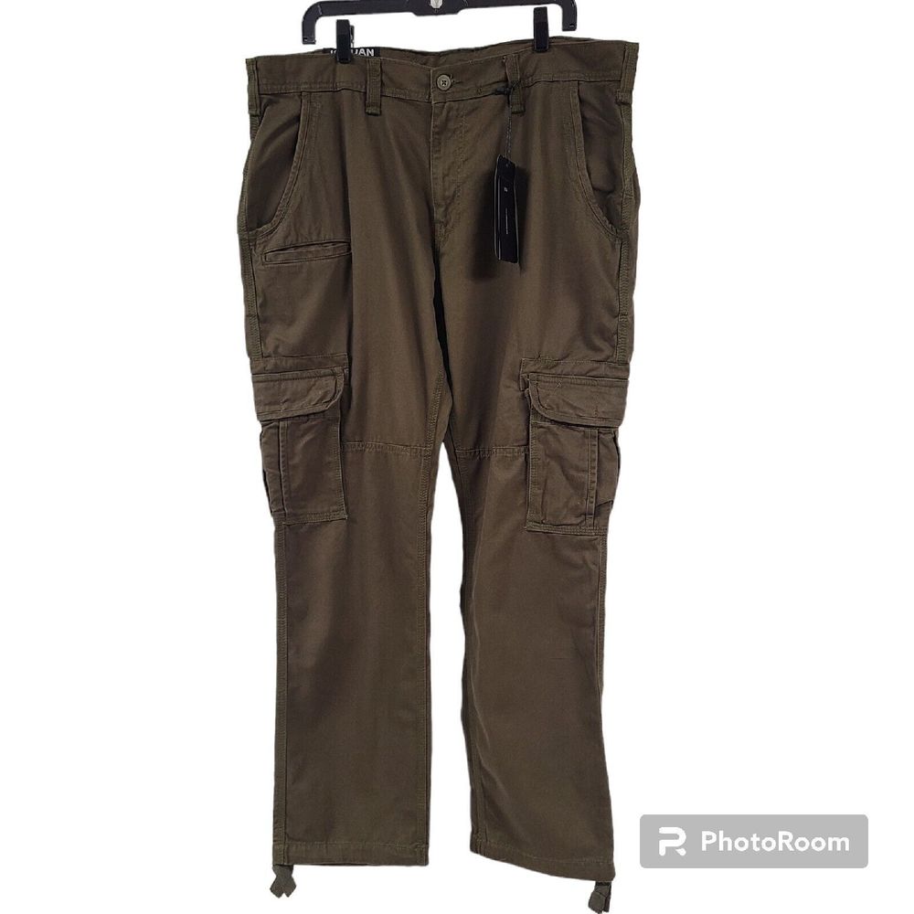 Jordan Craig Xavier OG Cargo Pants Tapered Army Green NWT Mens Size 38x32